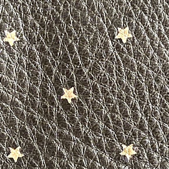 Hobo large wristlet dark blue leather with tiny gold stars 
wristlet 10.5” x 7” - Picture 3 of 7